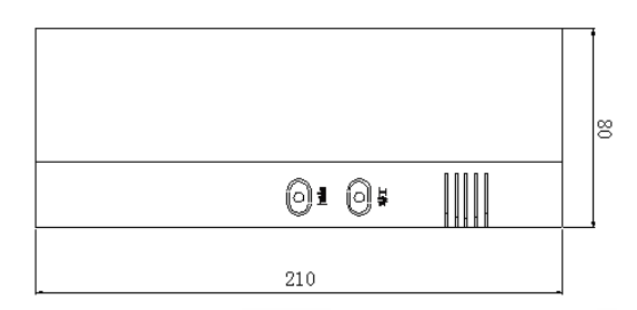 利達HY5716B總線消防電話分機結構示意
